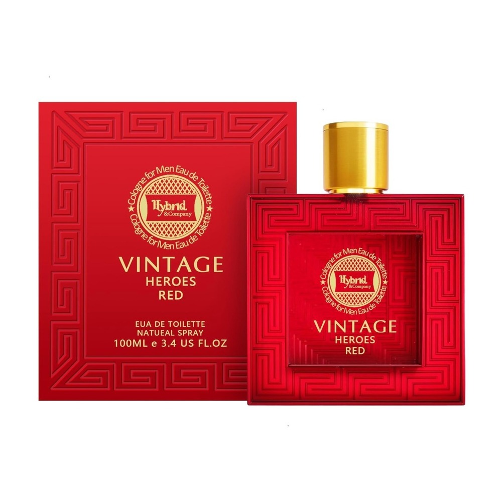 Vintage Heroes Red Eau De Parfum Natural Spray 3.4 fl oz